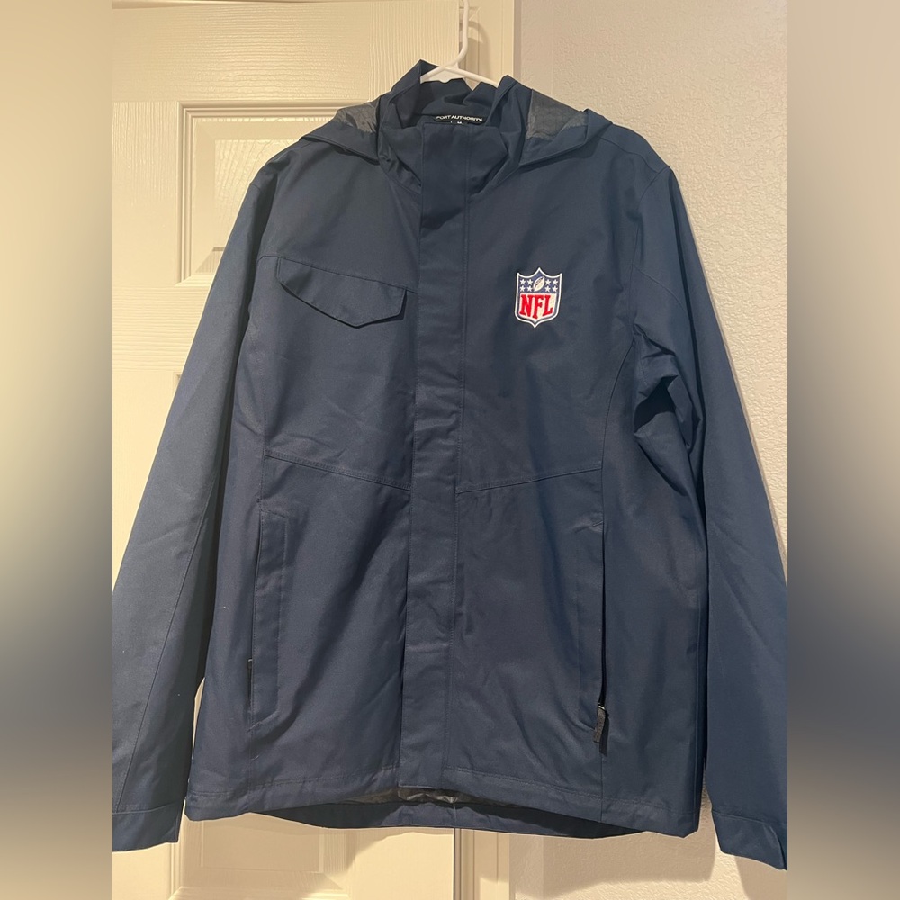 Port Pocket Navy Jacket  NFL football